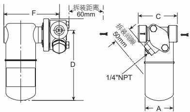 阿姆斯壮 Armstrong 倒置桶蒸汽疏水阀 – 2000 系列 阿姆斯壮 Armstrong 2000 系列 IS-2接头 螺纹/承插焊连接尺寸
