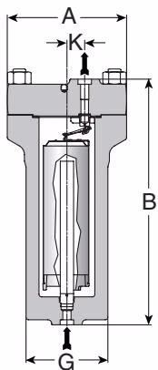Armstrong 倒置桶蒸汽疏水阀 – 5000 系列 Armstrong 5133G and 5155G screwed and socketweld traps
