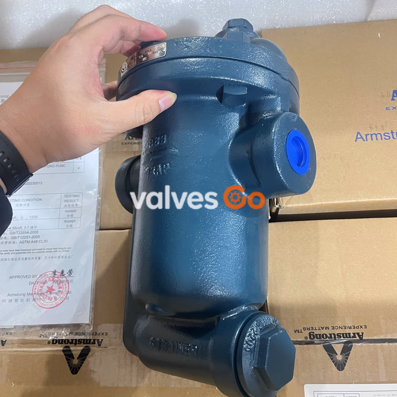 Armstrong 883 Inverted Bucket Steam Trap Side View
