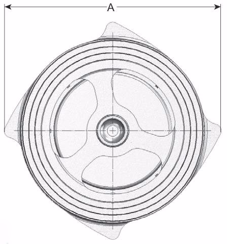 Armstrong CVW40/CVW40SS Series Wafer Lift Check Valve - Dimension Drawing 2