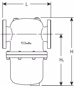 Armstrong 汽水分离器 – DS 系列 Armstrong DS Series separator cross-section diagrams