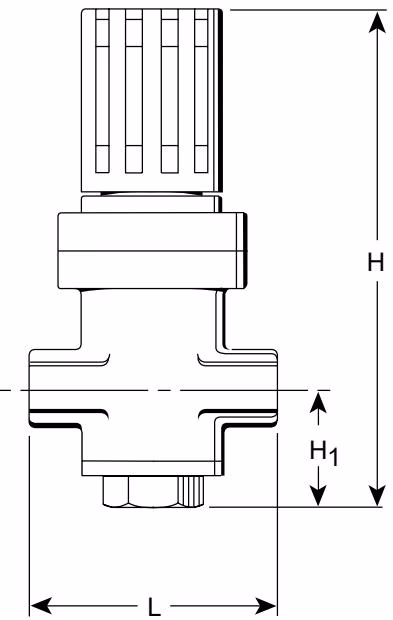 Armstrong 直接作用式减压阀 – GD-30 系列 Armstrong GD-30 and GD-30S Dimensions