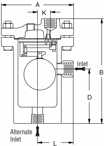 Armstrong 高位杠杆型排气阀 – HLAR 系列 Armstrong HLAR Series high leverage air and gas vent product view