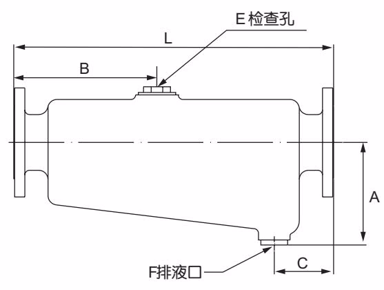 Armstrong 汽水分离器 – S 系列 Armstrong S Series SD-H model dimensional drawing