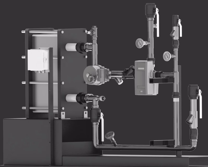 Armstrong 配备 SAGE®(智者)的 Digital-Flo® 锅炉热水 PHE Armstrong Digital-Flo Boiler Water/Water Plate and Frame Heat Exchanger