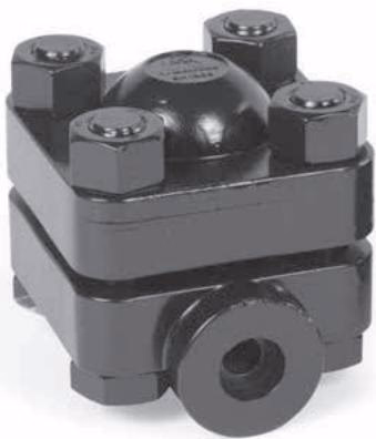Armstrong 过热条件下使用的双金属蒸汽疏水阀 – SH-1500 系列 Armstrong SH-1500 Series dimensional drawing