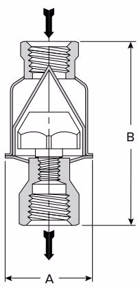 Armstrong 热静力膜盒蒸汽疏水阀 – WT 系列 Armstrong WT Series WT-1 thermostatic wafer steam trap