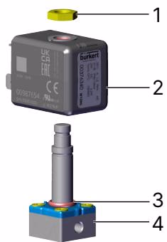 BURKERT 20016143 Type 7011 rotating the solenoid