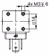 Burkert 20023660 Type 2861 threaded body dimensions