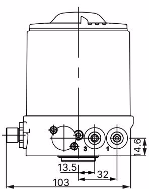 BURKERT 20024908 Burkert Type 8691 Dimensions drawing