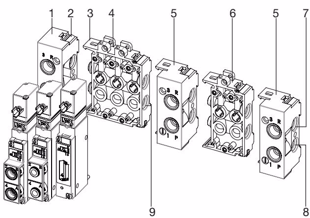 BURKERT 20073142 Type 8640 multi-block installation