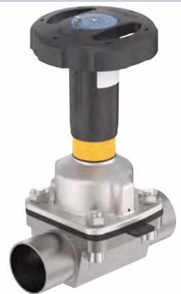 BURKERT 20082538 Type 2973 manual diaphragm valve overview