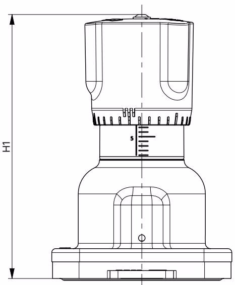 BURKERT 20091109 Type 2933 manual actuator in open position
