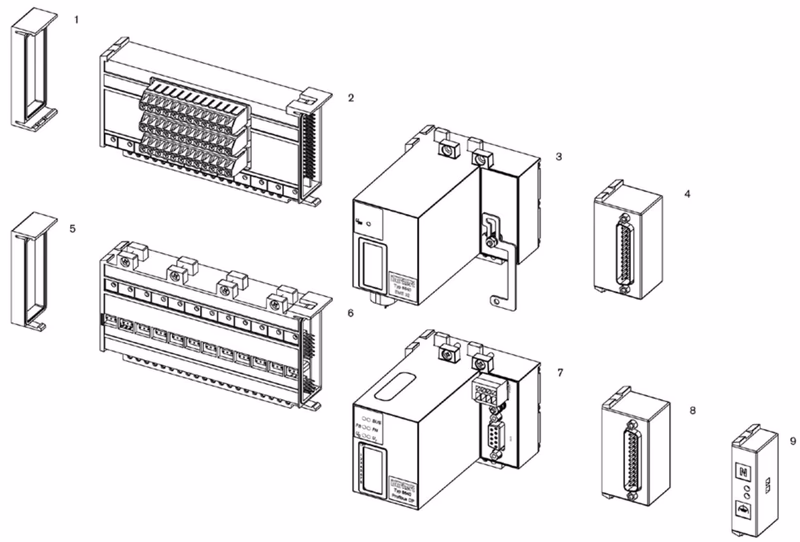BURKERT 20092069 Type 8640 electronics assembly diagram