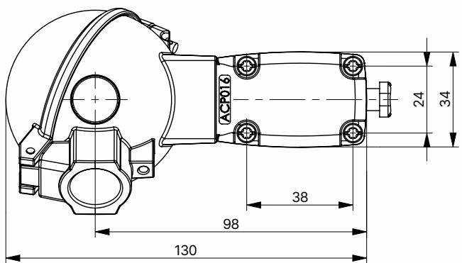 BURKERT 20108881 Metal body dimensions