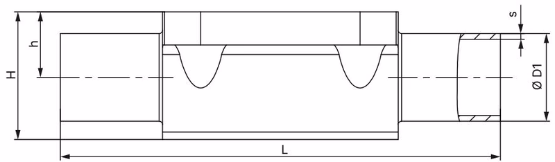 BURKERT 20111668 Type 2973 forged steel valve body with welded connection dimensions