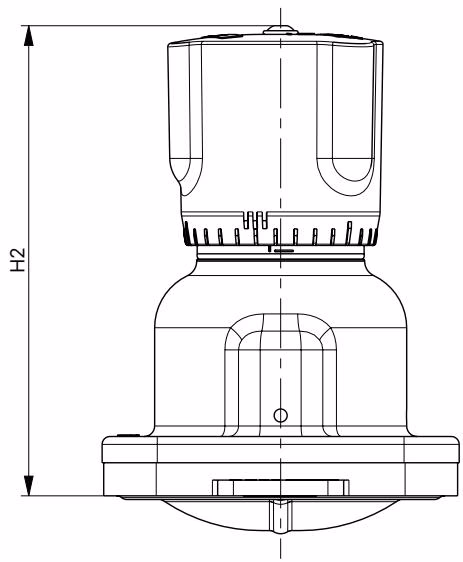 宝德 BURKERT 20120238 2933 型手动执行机构关闭位置