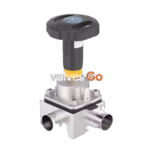 BURKERT 20134740 Type 2974 Manually Operated T-Diaphragm Valve, DN 25