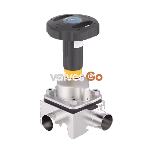 BURKERT 20134740 Type 2974 Manually Operated T-Diaphragm Valve, DN 25