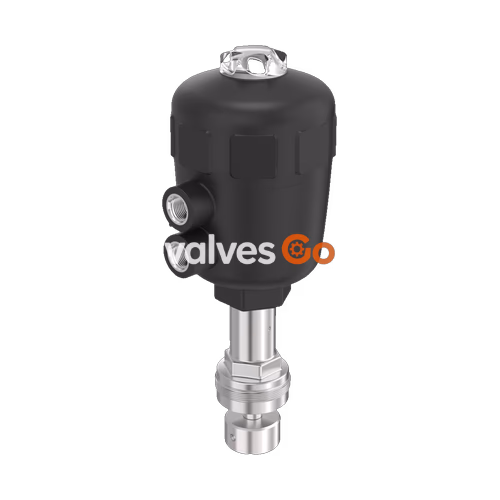 BURKERT 20135457 Type 2000 Pneumatic 2/2-Way Angle Seat Valve, Stainless Steel, CF B