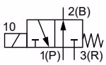宝德 BURKERT 23541 (0331 型) 作用方式 D 两位三通常开