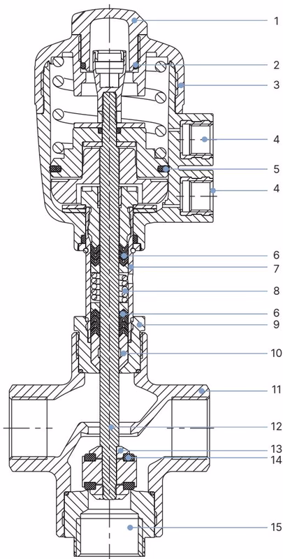 BURKERT 287195 Burkert 2006 material specifications diagram