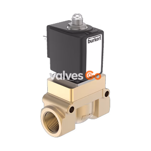 BURKERT 307326 2/2-Way Servo-Assisted Piston Solenoid Valve, Steam Variant NA07, G 3/4