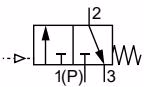 BURKERT 336909 Type 2106 control function C symbol