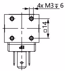 宝德 BURKERT 338677 宝德 338677 2871型 螺纹版本尺寸图