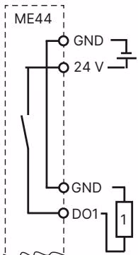 宝德 BURKERT 354317 AUX 电源与数字输出引脚分配