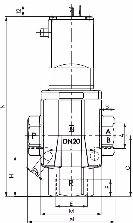 Burkert 364299 Dimensions