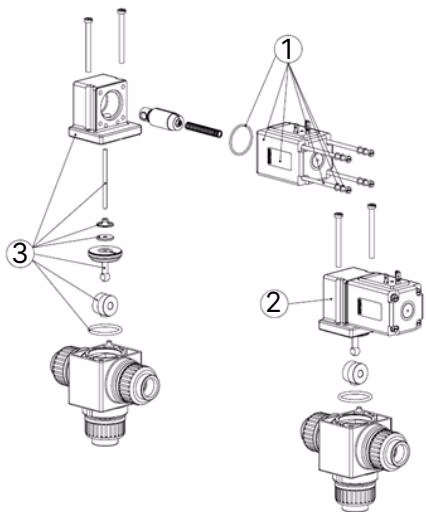 BURKERT 387399 Spare parts sets overview