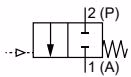 宝德 BURKERT 466450 2012型控制功能A符号