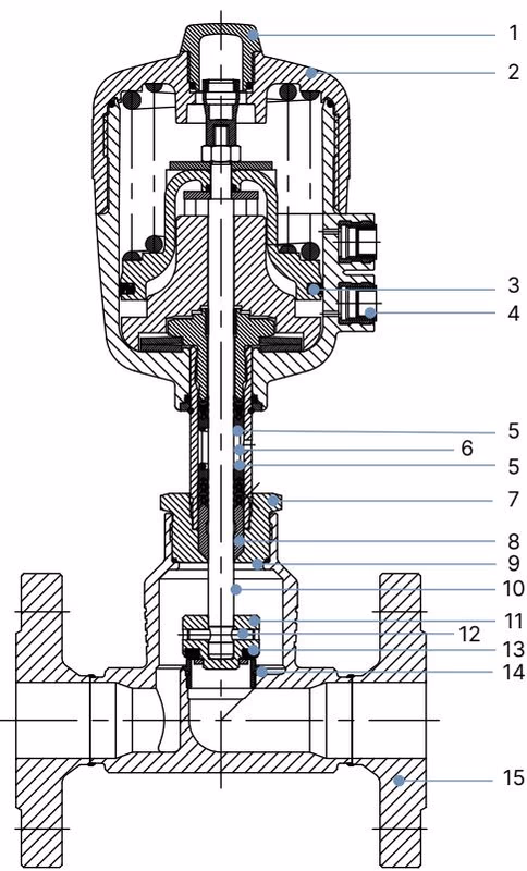BURKERT 466450 Type 2012 material specifications diagram