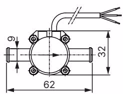 宝德 BURKERT 783717 Type 8031 9 mm 软管接头尺寸