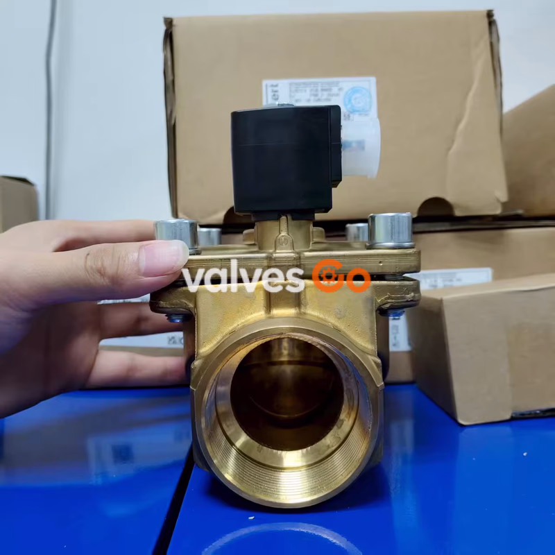 BURKERT 5281 Servo Diaphragm 2/2-Way Solenoid Valve - Side View