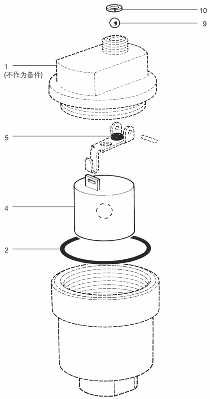 斯派莎克 Spirax Sarco AE36/AE36A液体系统自动排空阀 - 备件图