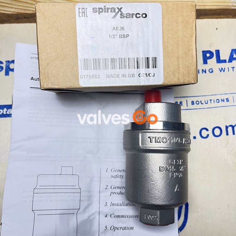 Spirax Sarco AE36/AE36A Automatic Air Vent Valve for Liquid Systems - Inner Package
