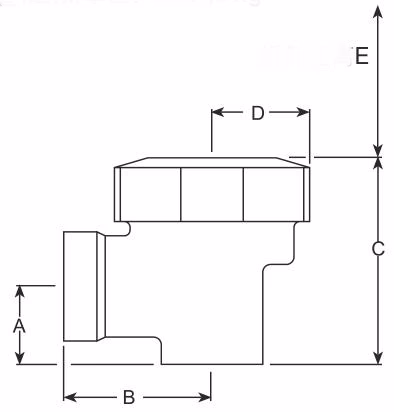 Spirax Sarco AV13 Steam System Air Vent Valve - Dimension Drawing