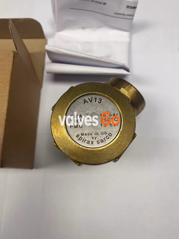 Spirax Sarco 3/4" AV13 Steam System Air Vent Valve - Nameplate