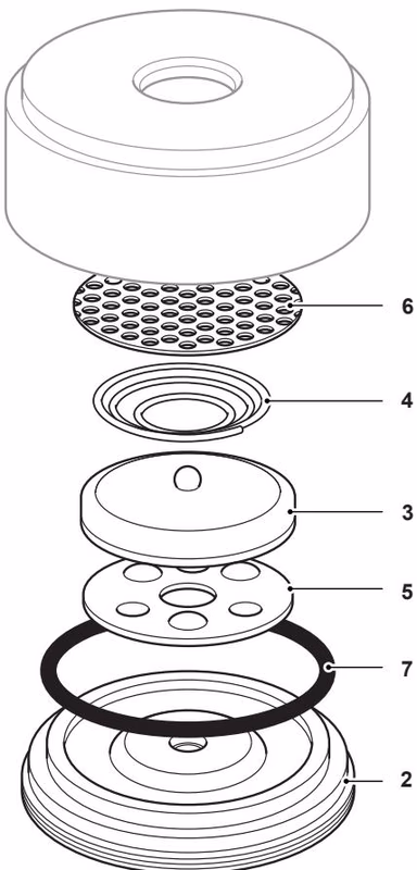 Spirax Sarco BPW32 spare parts diagram
