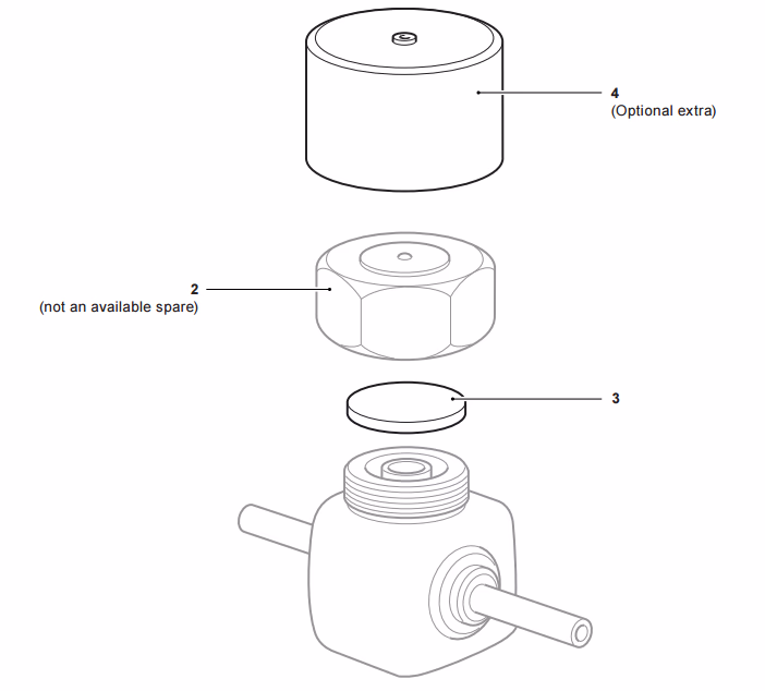 Spirax Sarco BTD52L Thermodynamic Steam Trap - Spare Parts Drawing