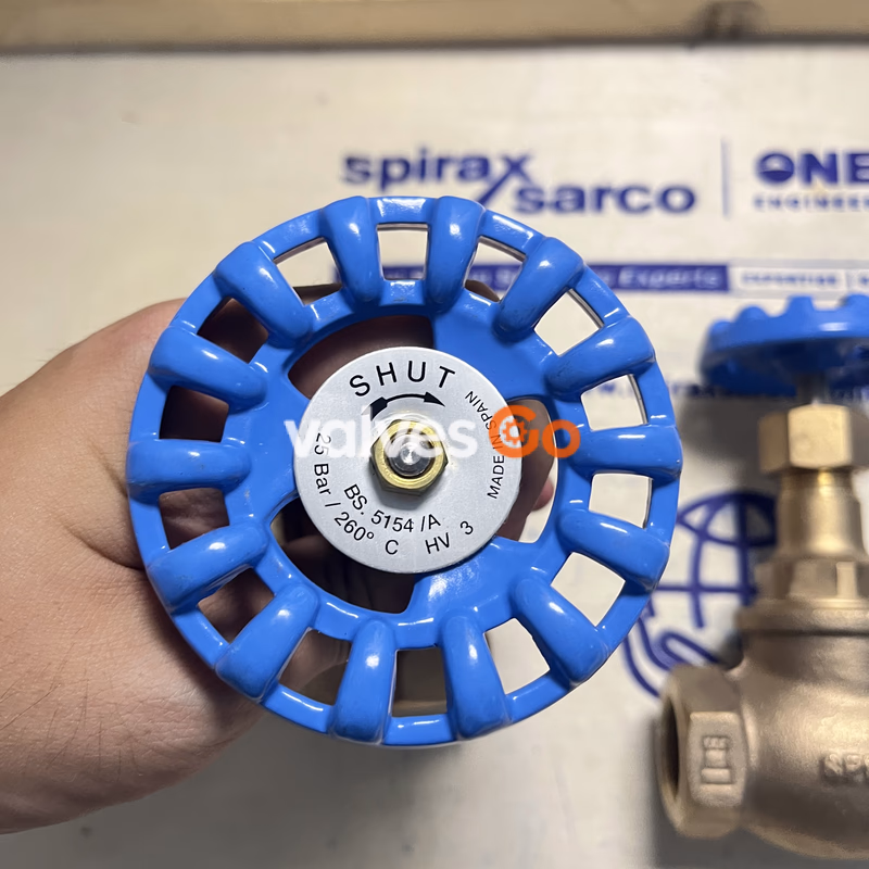 Spirax Sarco HV3 Bronze Globe Valve - Top Details