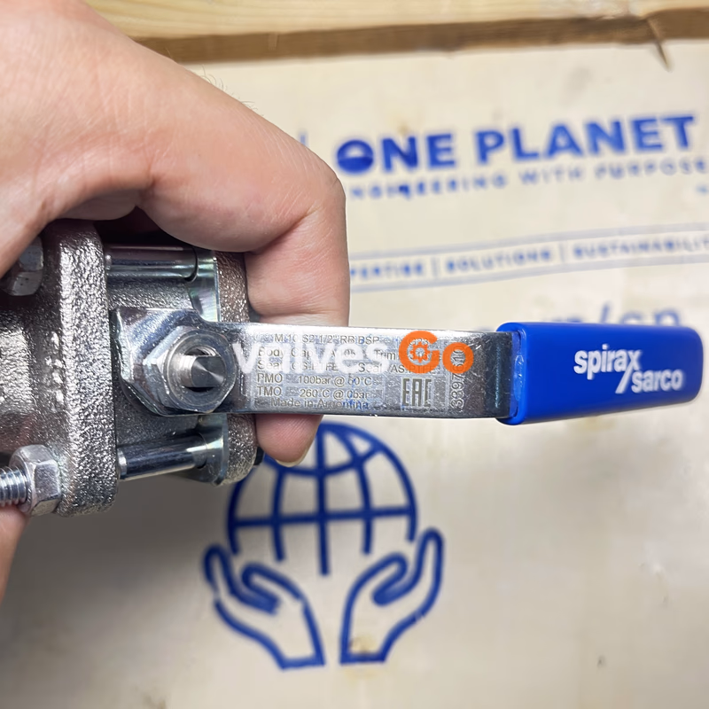 斯派莎克 Spirax Sarco M10S2RB 球阀 1/2 BSP 铭牌