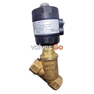 Spirax Sarco PF51G Bronze Pneumatic Piston On/Off Angle Valve