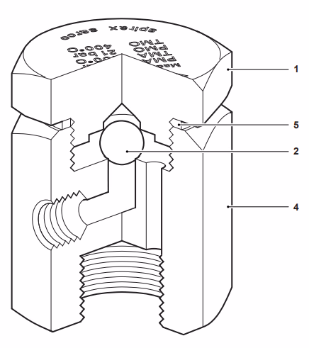 Spirax Sarco VB21 Vacuum Breaker Construction