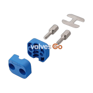 Swagelok 304-S1-PP-4T-ST Stacking Bolted Plastic Clamp Tube Support Kit, 1/4 in.