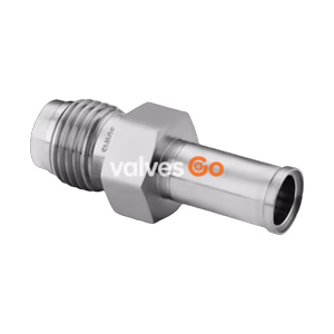 Swagelok 316L-4-HVCR-1A6 High Flow VCR Fitting, Automatic Tube Weld Body