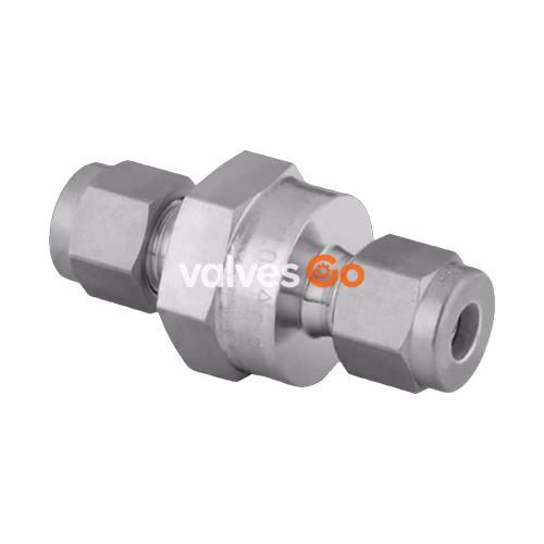 Swagelok 6L-CW4S4 High Purity Check Valve, 1/4 in. Tube Fitting, 316L SS
