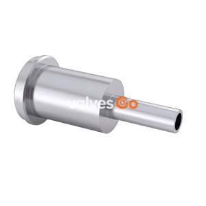 Swagelok 6LV-8-VCR-3-4TB7 VCR Fitting, Long Tube Butt Weld Gland, 1/2 in. x 1/4 in. x 0.035 in.